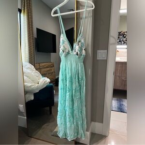 Letarte Handmade Camo Long Tri Dress